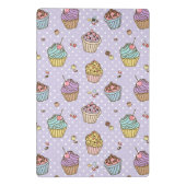 Retro Süßigkeitens-Muster Mini Klemmbrett (Rückseite)