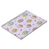 Retro Süßigkeitens-Muster Notizblock (Linke Seite)