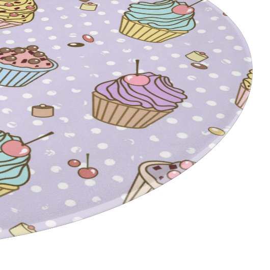 Retro Süßigkeitens-Muster Schneidebrett (Ecke)