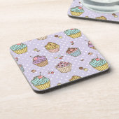 Retro Süßigkeitens-Muster Untersetzer (Linke Seite)