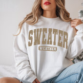 Retro Sweater Wether Shirt Gemütlich Herbst Sweats