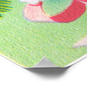 Retro Sweet 16 Einladung Poster (Ecke)