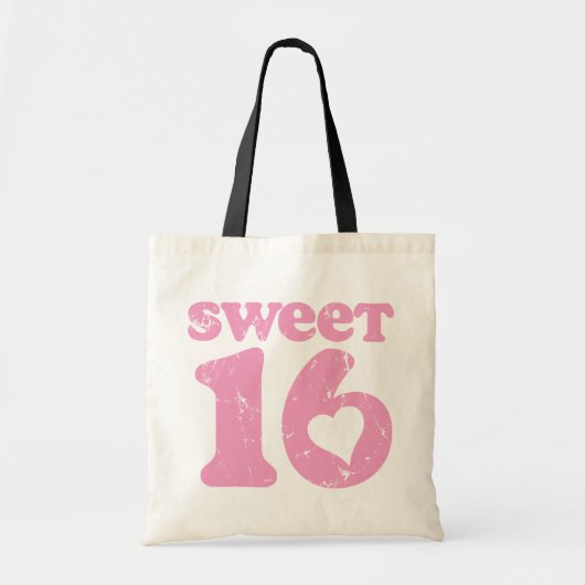 Retro Sweet 16 Tragetasche (Vorne)