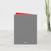 Retro Sweet but Twisted Christmas Pinup Dankeskarte (Rückseite)