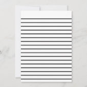 Retro Sweet but Twisted Christmas Pinup Dankeskarte (Rückseite)