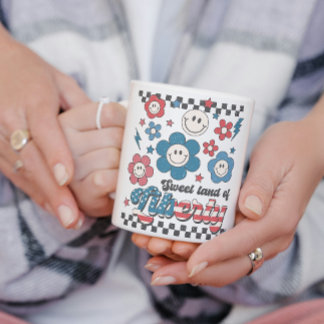 Retro Sweet Land of Liberty Baby's Amerikanische U Kaffeetasse