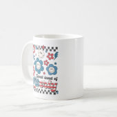 Retro Sweet Land of Liberty Baby's Amerikanische U Kaffeetasse (Vorderseite Links)