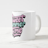 Retro Sweet Summer Time Jumbo-Tasse (Vorderseite Rechts)