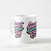 Retro Sweet Summer Time Kaffeetasse (Vorderseite Links)