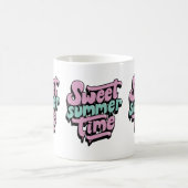 Retro Sweet Summer Time Kaffeetasse (Mittel)