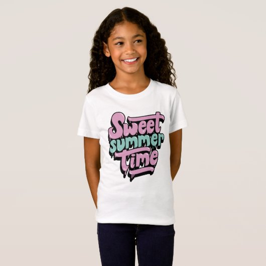 Retro Sweet Summer Time T-Shirt (Vorne ganz)