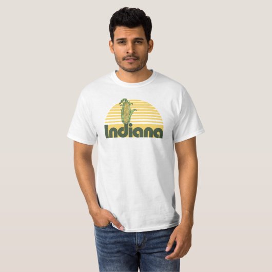 Retro Sweet Zuhause Indiana T-Shirt (Vorne ganz)