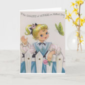 Retro Sweetest Mother Day Card Karte (Gelbe Blume)