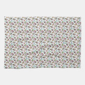 Retro Sweets- White Geschirrtuch (Horizontal)