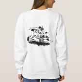 Retro Swimmer COACH Sweatshirt (Rückseite)