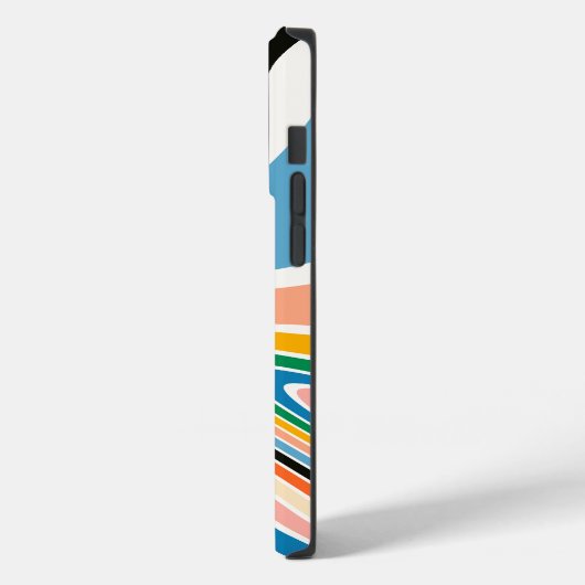 Retro Swirl Abstrakt Art iPhone / iPad Gehäuse Case-Mate iPhone Hülle (Rückseite / Links)