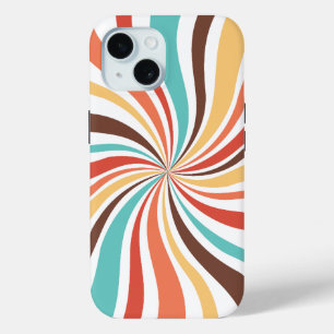 Retro Swirl Abstrakt Art iPhone / iPad Gehäuse Case-Mate iPhone Hülle