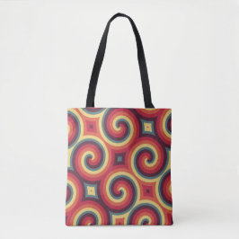 Retro Swirl Dreamscape Tasche