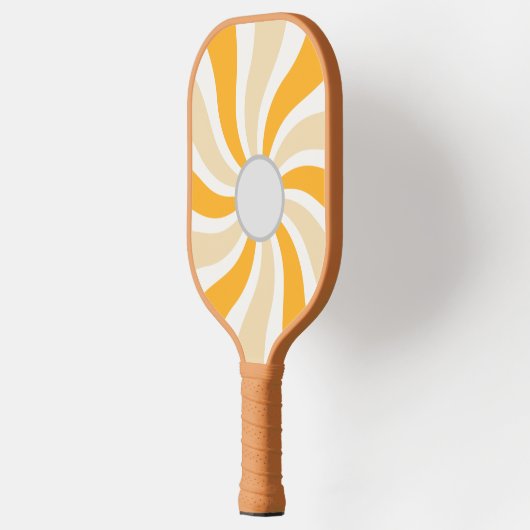 Retro Swirl Pickleball Paddle | Groovy Sunshine  (Links)