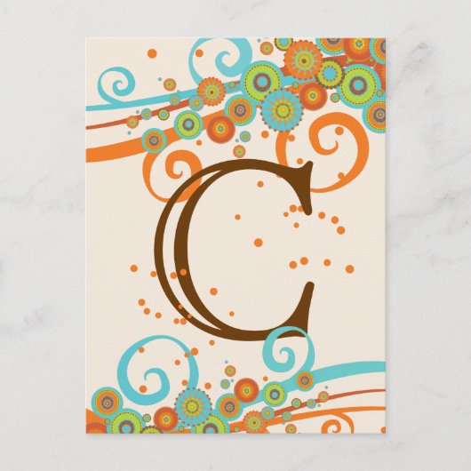 Retro Swirt Celebration Machen Sie Ihre eigene Ban Postkarte (Vorderseite)