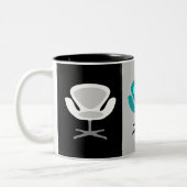 Retro Swivel Chairs Zweifarbige Tasse (Links)