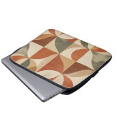 "Retro-Symmetrie" Laptopschutzhülle (Vorne Knopf)