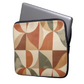 "Retro-Symmetrie" Laptopschutzhülle (Vorderseite Links)