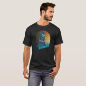 Retro Synth Analog Vaporwave Rex Synthesaurus Syn T-Shirt (Vorne ganz)