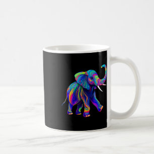 Retro Synthwave 80er 90er Elefantenrüssel hoch Cha Kaffeetasse