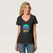 Retro Synthwave 80er Analog Synth Modular Synthesi T-Shirt (Vorderseite Vollansicht)