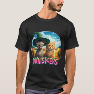 Retro-Synthwave-80er-Ästhetik mit rosa Zebramuster T-Shirt
