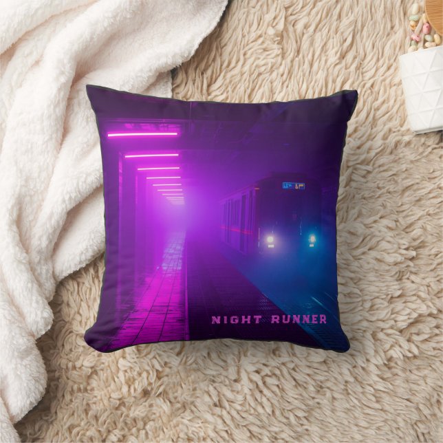 Retro Synthwave Dampf Kissen (Decke)