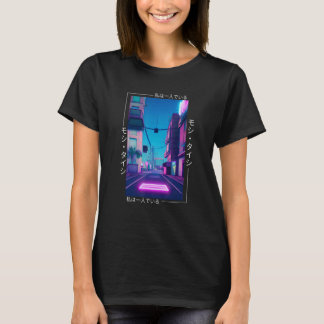 Retro Synthwave Japanisch Vaporwave Otaku Aest der T-Shirt