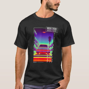 Retro Synthwave Japanisch Vaporwave Otaku Aest der T-Shirt