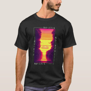 Retro Synthwave Japanisch Vaporwave Otaku Aest der T-Shirt