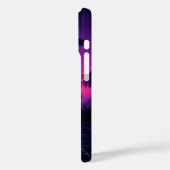 Retro Synthwave Sunset - Neon Vaporwave Vibe Case-Mate iPhone Hülle (Rückseite / Links)