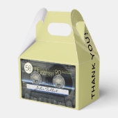 Retro T1 Audiotape 50. Geburtstag Danke GFB Geschenkschachtel (Rückseite)