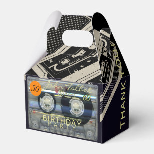 Retro T2 Audiotape 50. Geburtstag Danke FB Geschenkschachtel