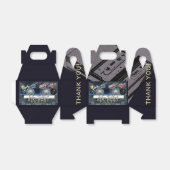 Retro T3 Audiotape 50. Geburtstag Danke GFB Geschenkschachtel (Ungefaltet)