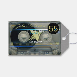 Retro T5 Audiotape 55. Geburtstag Vielen Dank, das Geschenkanhänger