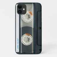 Retro T6 Audiotape Mixtape Kassette Name iPC Case-