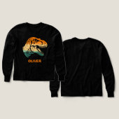 Retro T-rex Dinosaur Shirt (Design Vorder- & Rückseite)