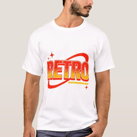 Retro. T-Shirt (Vorderseite)