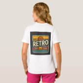 RETRO T-Shirt (Schwarz voll)