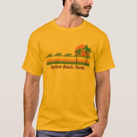 RETRO T-Shirt Daytona Beach Florida (Vorderseite)