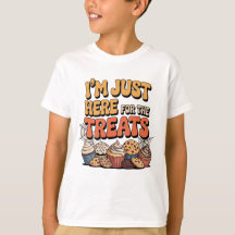 Retro-T-Shirt für Kinder zu Halloween-Süßigkeiten
