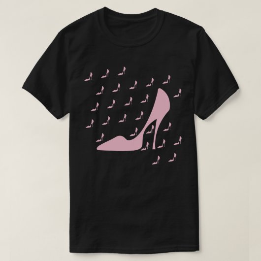 Retro-T - Shirt mit hoher Ferse (Design vorne)