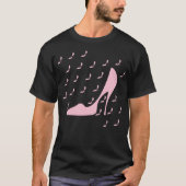 Retro-T - Shirt mit hoher Ferse (Vorderseite)