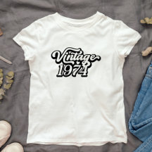 Retro-T-Shirt von 1974