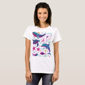 Retro-T - Shirt von Sea Animal 90s | Whale (Vorne ganz)